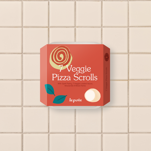 7 Veggie Sauce Pizza Scrolls