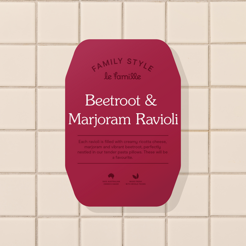 Family Style: Majorjam & Beetroot Ravioli