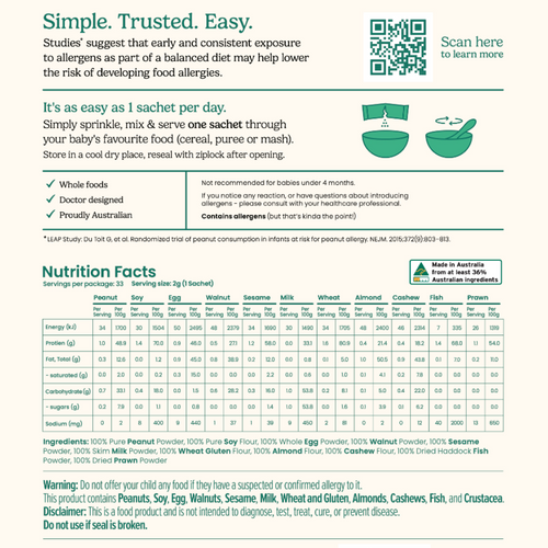 Baby’s First Allergens Bundle (including our Allergen Tracker!)