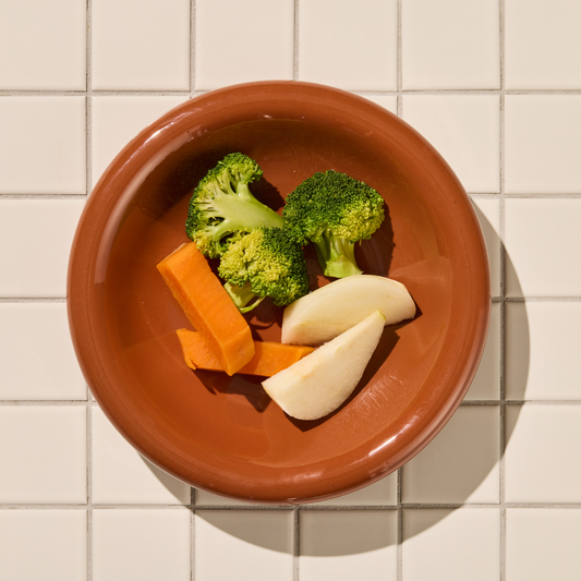 Baby Led Bites (Sweet Potato, Broccoli, & Pear)