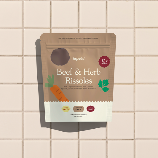 Organic Beef & Herb Rissoles
