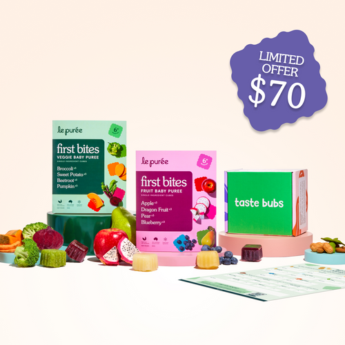 30% OFF! First Bites x Allergen Intro Bundle (Single Ingredient Purees)