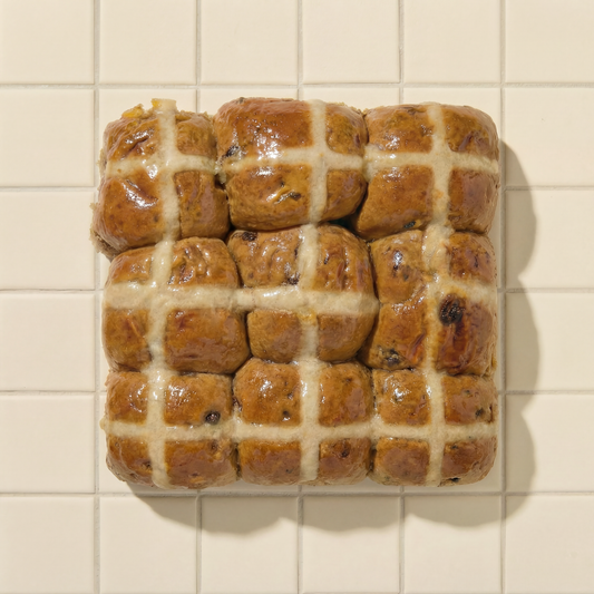 Mini Sourdough Hot Cross Buns (8 Pack)