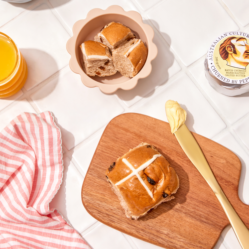 Mini Sourdough Hot Cross Buns (8 Pack)