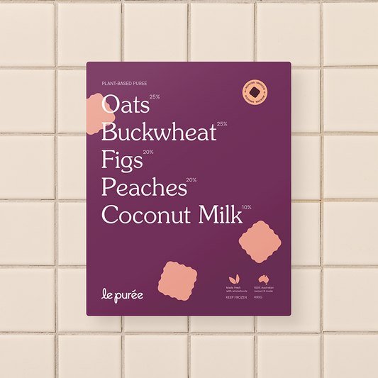 NEW Oats Fig Peach Purée