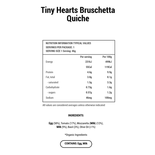 Bruschetta Quiche