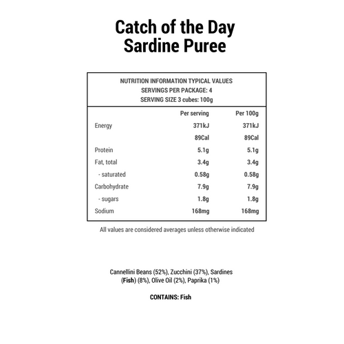 Catch of The Day Sardine Puree