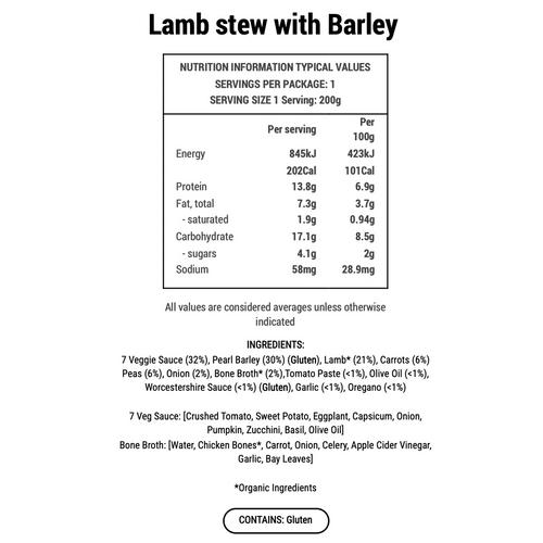 Lamb & Barley Stew