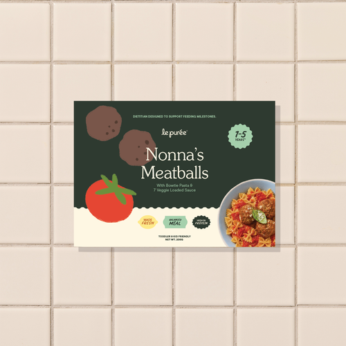 Nonna's Meatballs & Bowtie Pasta