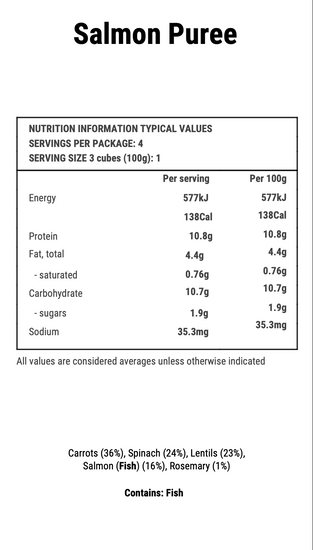 Le Puree AU Wild-Caught Salmon & Rosemary