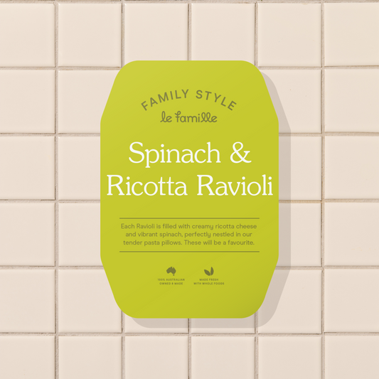 NEW! Spinach & Ricotta Ravioli