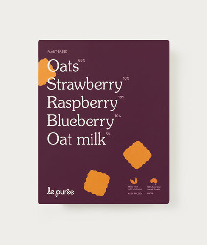 Oats Strawberry Raspberry Blueberry Porridge