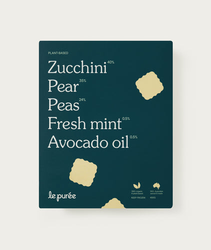 Zucchini, Pear, Peas